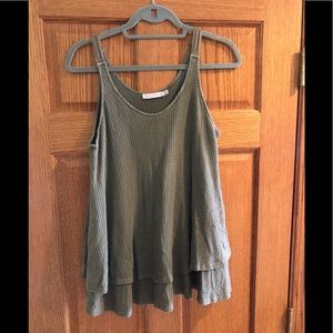 Dusty Green Tank size medium